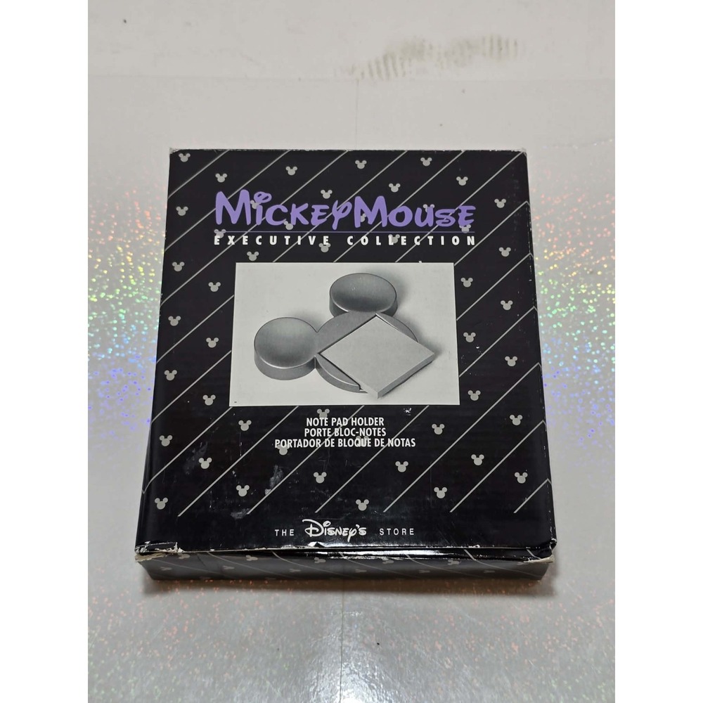VTG‎ Disney Store Mickey Mouse Executive Collection Card Holder  New In Box